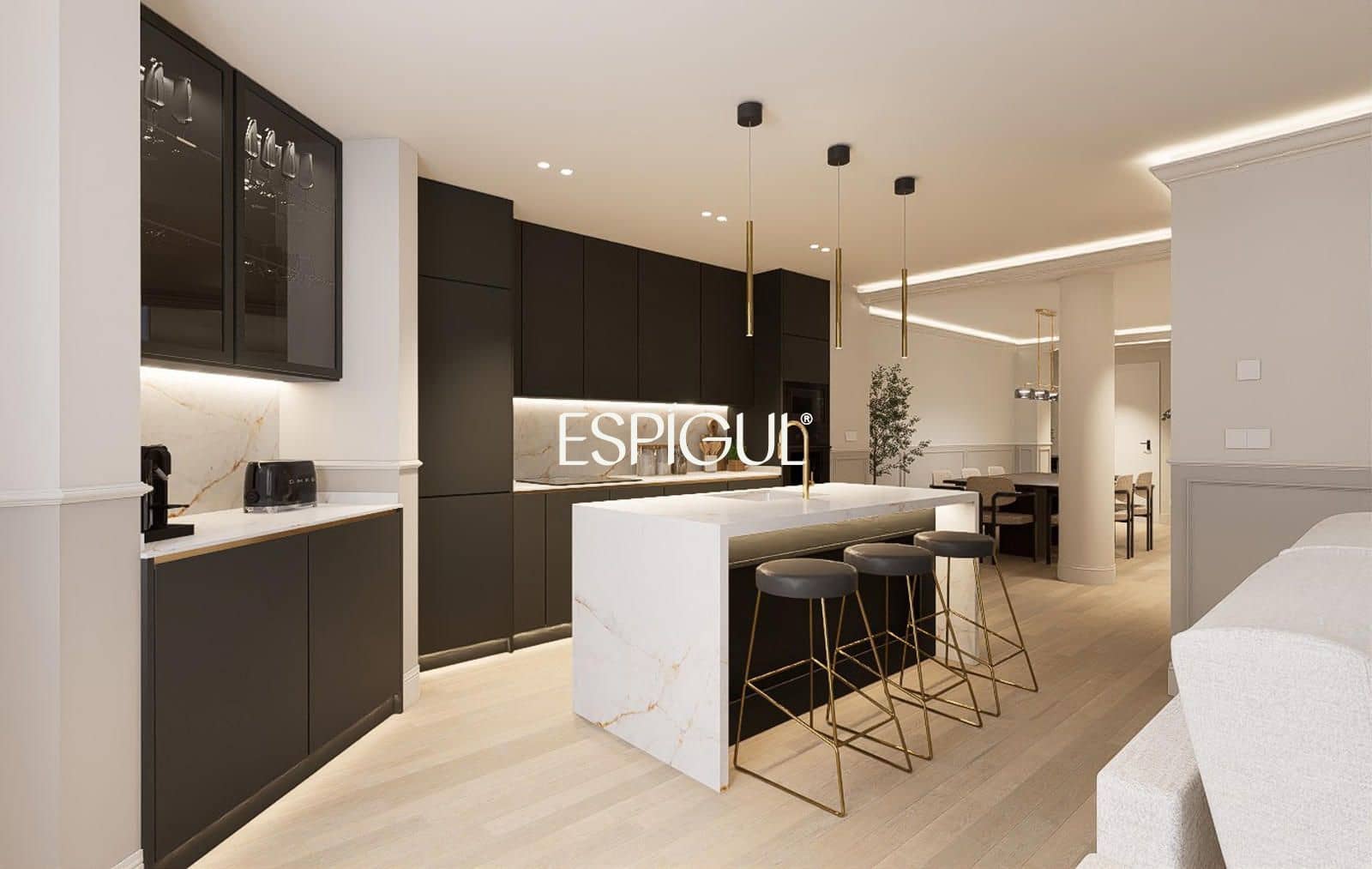 3 Zimmer Wohnung zu verkaufen in Madrid Stadt mit Garage - 1.889.000 € (Ref: 10016284)