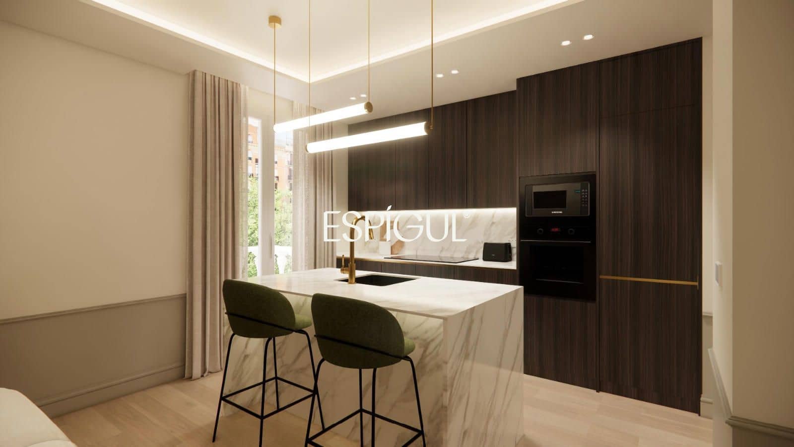 3 soveværelse Lejlighed til salg i Madrid by - € 2.199.000 (Ref: 10016285)