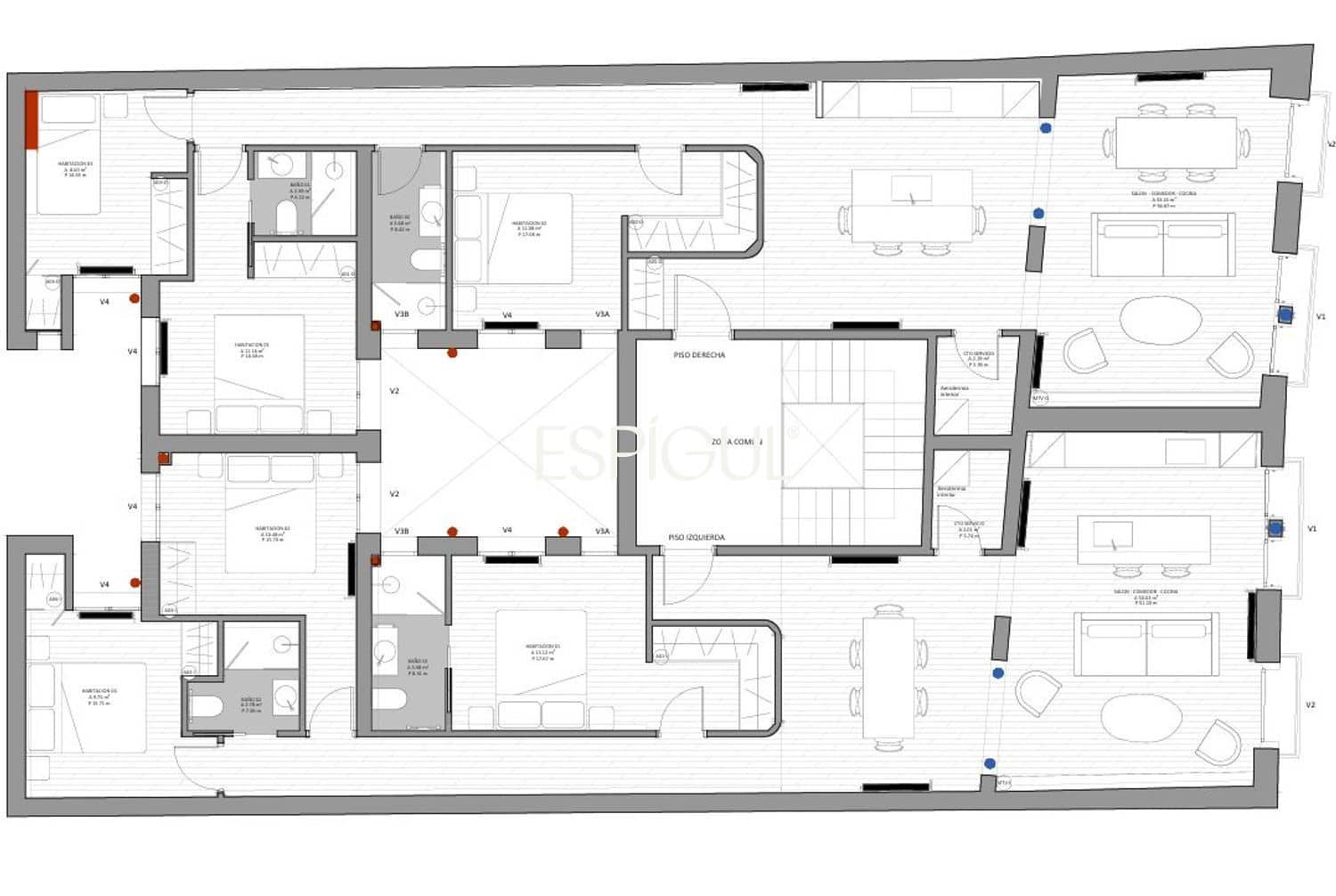 3 bedroom Flat for sale in Madrid city with garage - € 1,270,000 (Ref: 10016290)