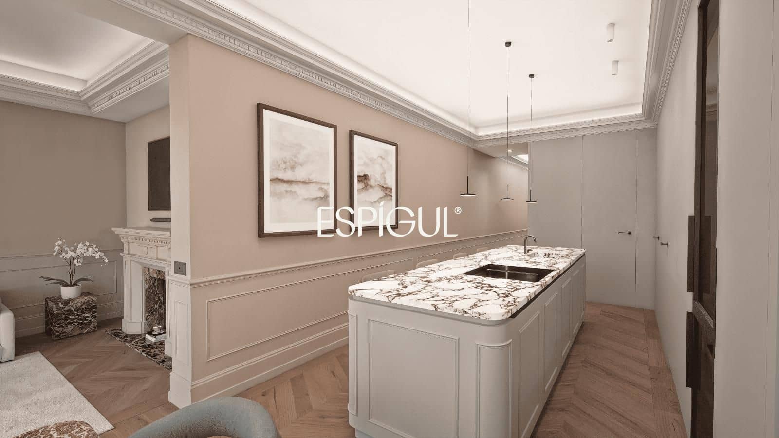 Piso de 3 habitaciones en Madrid ciudad en venta - 2.100.000 € (Ref: 10033256)