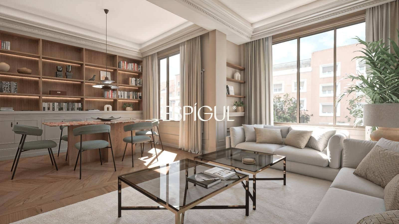Piso de 3 habitaciones en Madrid ciudad en venta - 2.100.000 € (Ref: 10033256)
