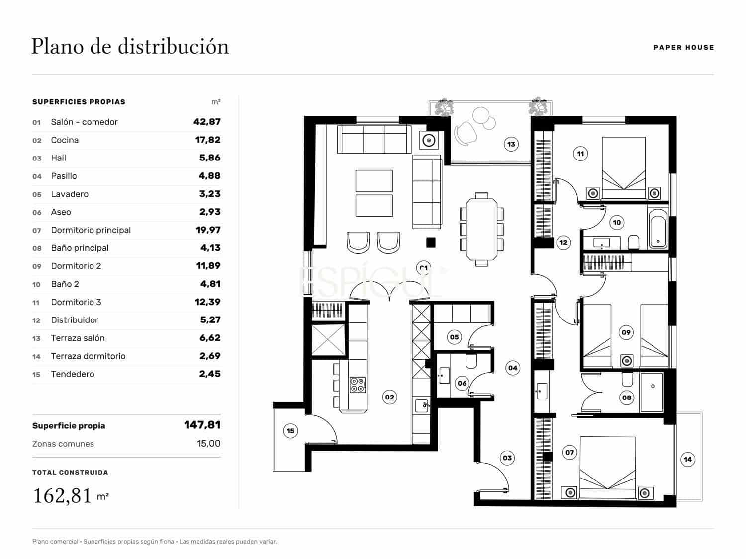 3 makuuhuone Asunto myytävänä paikassa Madrid kaupunki - 1 750 000 € (Ref: 10095716)