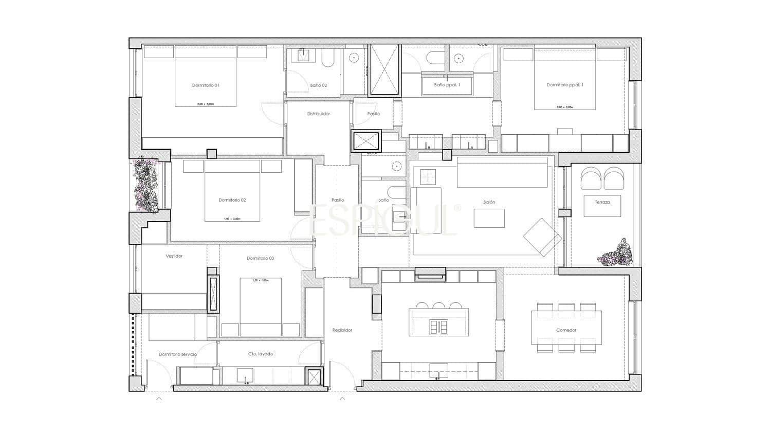 4 bedroom Flat for sale in Madrid city - € 2,760,000 (Ref: 10158466)