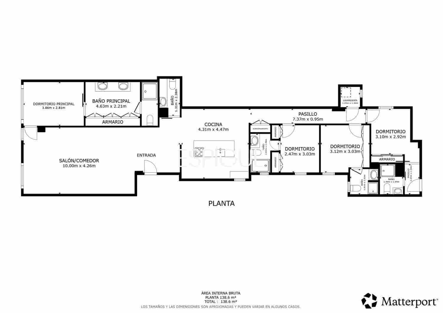 4 makuuhuone Asunto myytävänä paikassa Madrid kaupunki mukana 
autotalli - 2 890 000 € (Ref: 10158467)