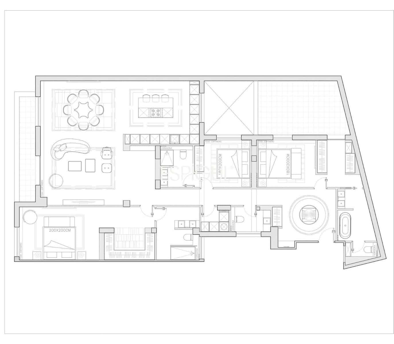3 bedroom Flat for sale in Madrid city with garage - € 2,600,000 (Ref: 10165688)
