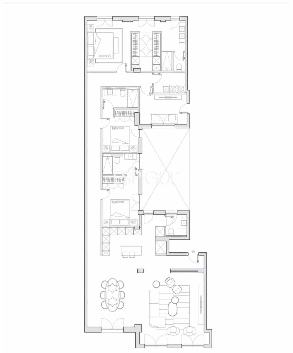 3 soveværelse Lejlighed til salg i Madrid by - € 2.690.000 (Ref: 10165690)