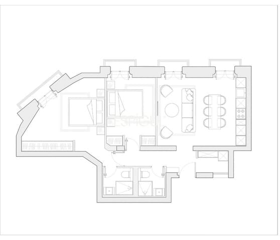 2 chambre Appartement à vendre à Justicia, Madrid ville - 1 070 000 € (Ref: 10165828)