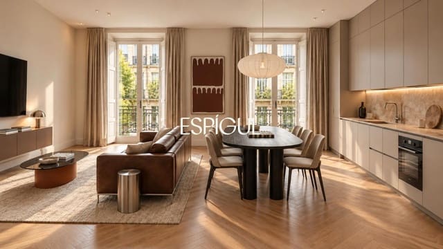 2 chambre Appartement à vendre à Justicia, Madrid ville - 1 070 000 € (Ref: 10165828)