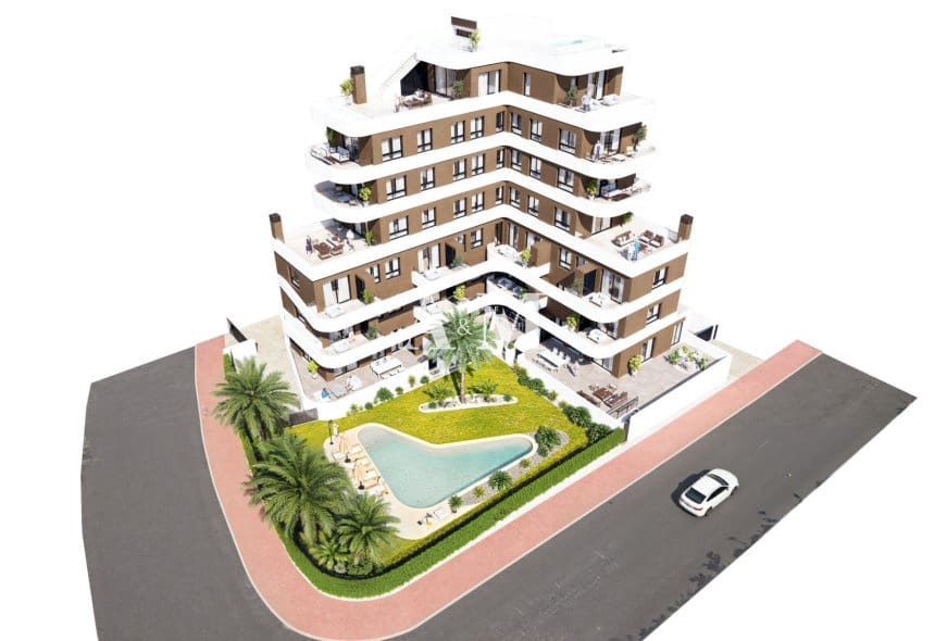 2 soverom Leilighet til salgs i Guardamar del Segura med svømmebasseng garasje - € 305 000 (Ref: 10095447)