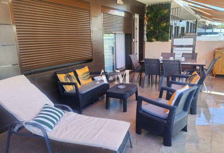 2 Zimmer Strandapartment zu vermieten in Torre de la Horadada mit Pool - 1.000 € (Ref: 10154223)