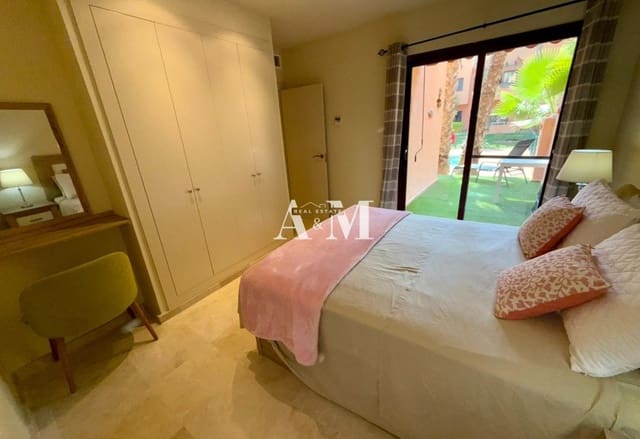 Appartement de Plage de 2 chambres à louer à Los Narejos, Los Alcázares avec piscine garage - 900 € (Ref: 10165672)