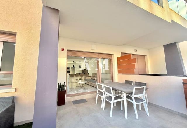 2 soverom Strandleiligheter til leie i Mil Palmeras, Pilar de la Horadada med svømmebasseng - € 1 050 (Ref: 10183460)