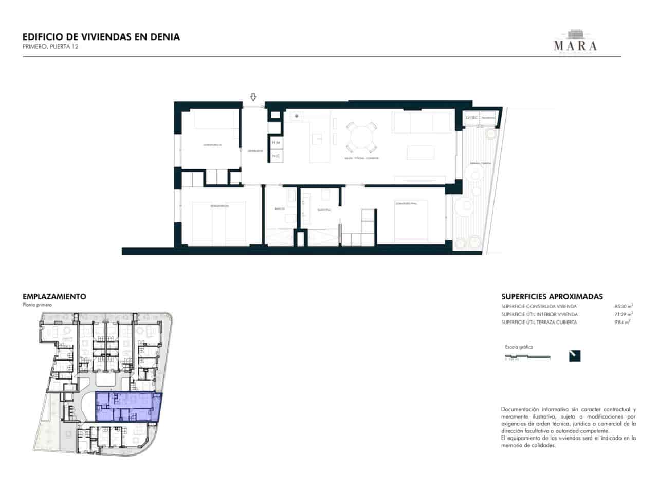 3 soverom Leilighet til salgs i Denia med svømmebasseng garasje - € 566 876 (Ref: 10158036)