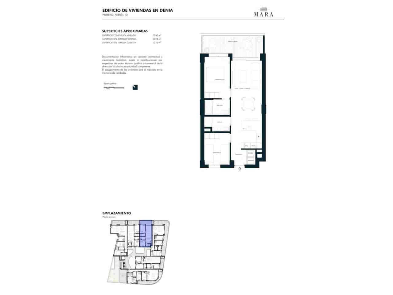 2 soverom Leilighet til salgs i Denia med svømmebasseng garasje - € 581 130 (Ref: 10158037)
