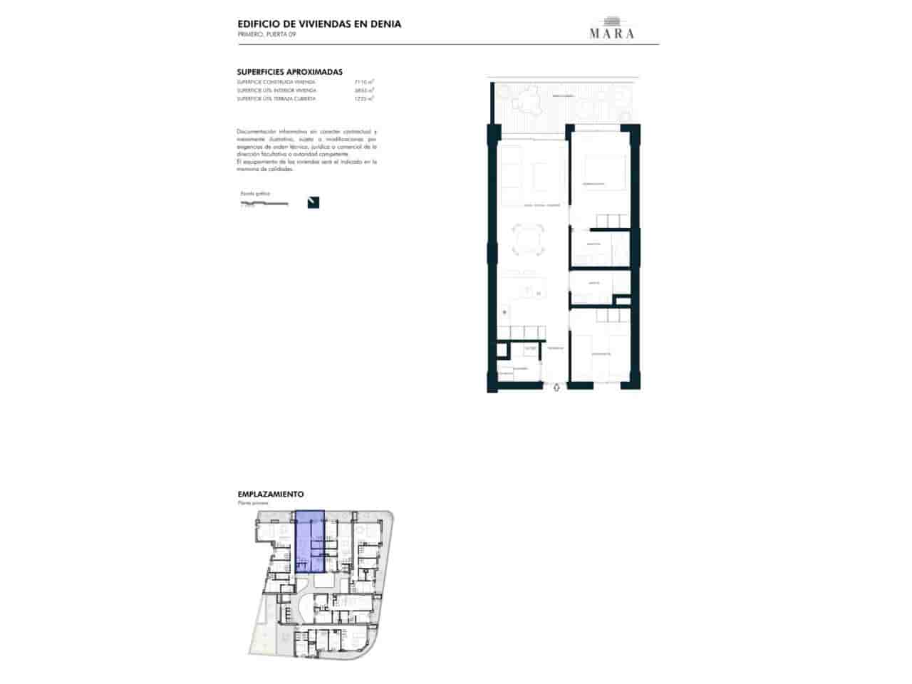 2 soverom Leilighet til salgs i Denia med svømmebasseng garasje - € 584 925 (Ref: 10158038)
