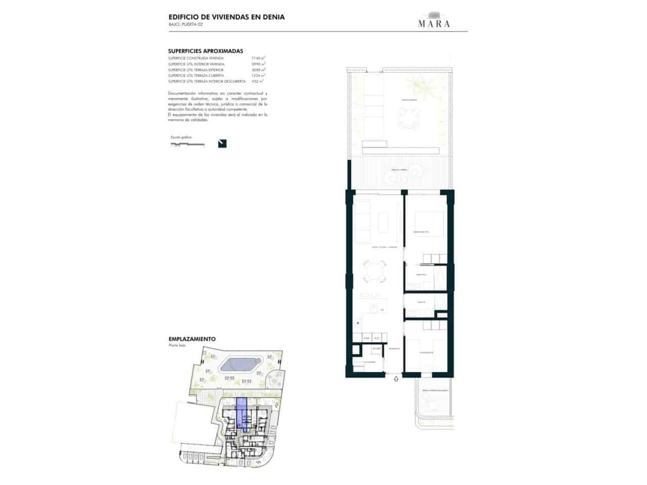 2 sovrum Lägenhet till salu i Denia med pool garage - 597 948 € (Ref: 10158045)