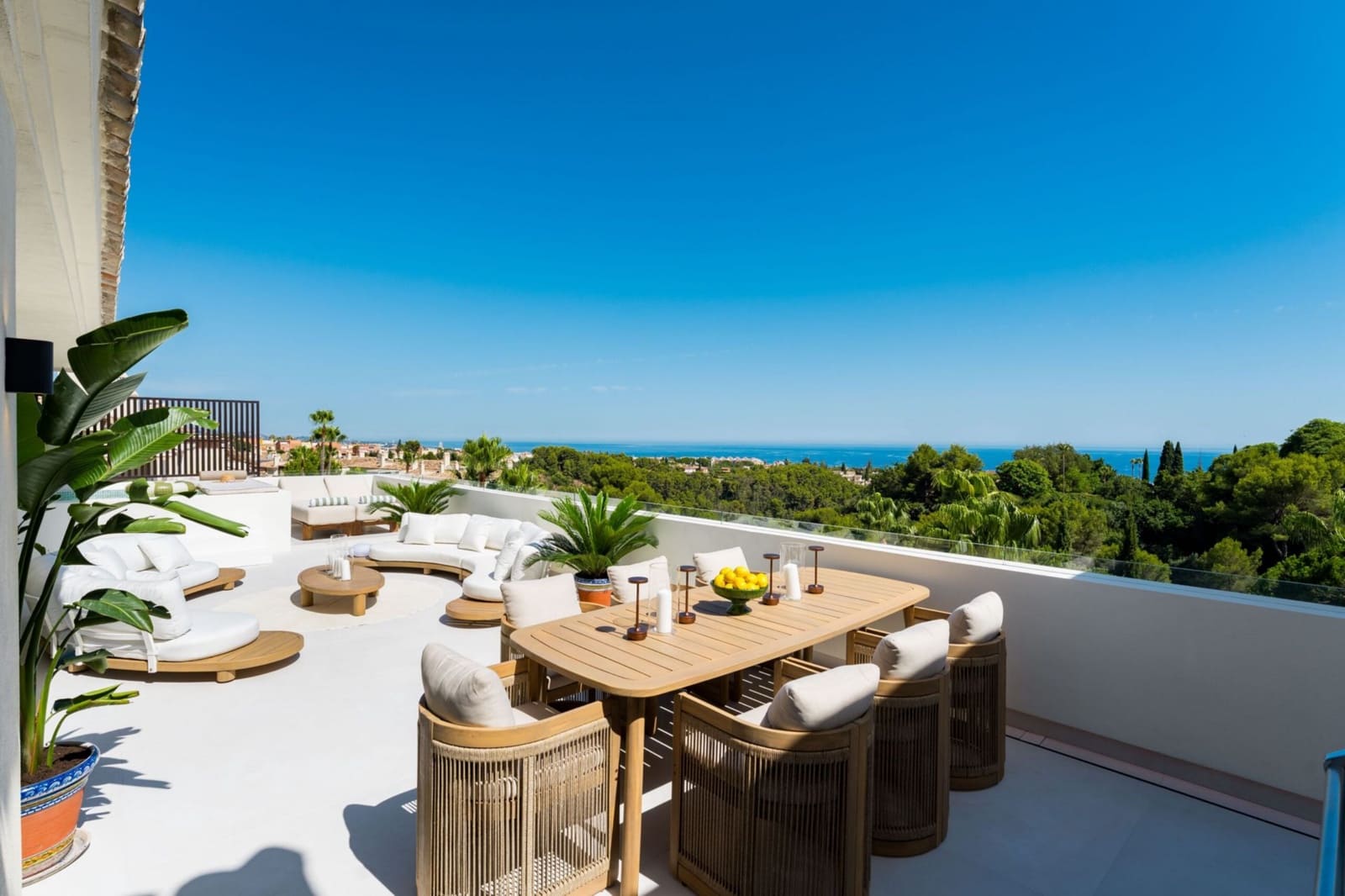 4 camera da letto Attico da affittare in Marbella con piscina - 2.400 € (Rif: 10033219)
