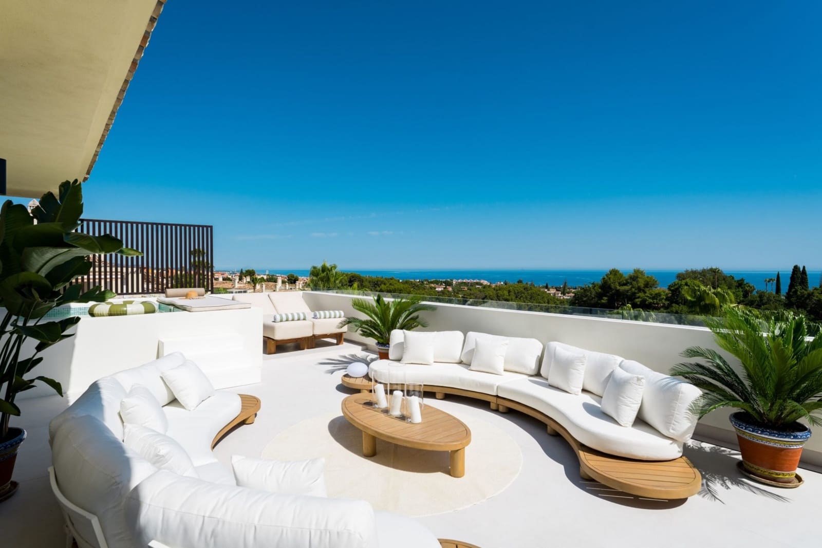 4 camera da letto Attico da affittare in Marbella con piscina - 2.400 € (Rif: 10033219)