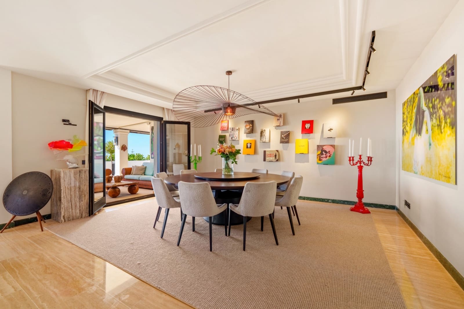 4 soverom Penthouse til leie i Marbella med svømmebasseng garasje - € 2 400 (Ref: 10041793)