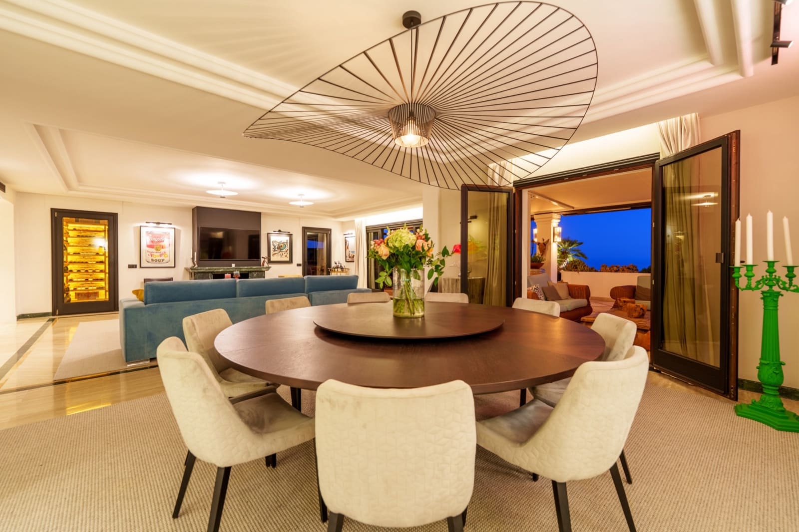 4 soverom Penthouse til leie i Marbella med svømmebasseng garasje - € 2 400 (Ref: 10041793)