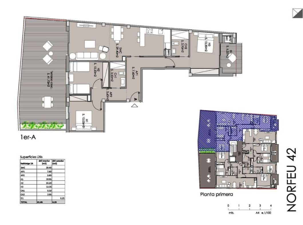 3 soveværelse Lejlighed til salg i Roses med swimmingpool garage - € 347.800 (Ref: 10041427)
