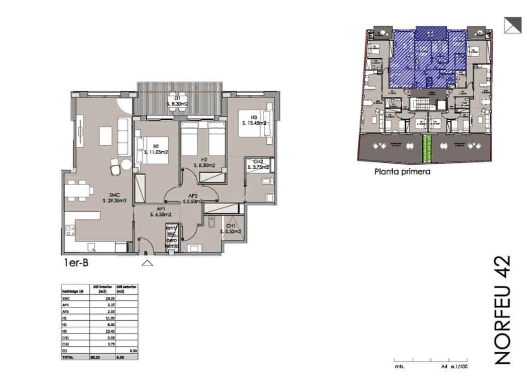 3 soveværelse Lejlighed til salg i Roses med swimmingpool garage - € 347.800 (Ref: 10041427)