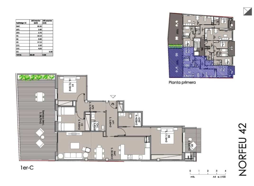 3 soveværelse Lejlighed til salg i Roses med swimmingpool garage - € 347.800 (Ref: 10041427)