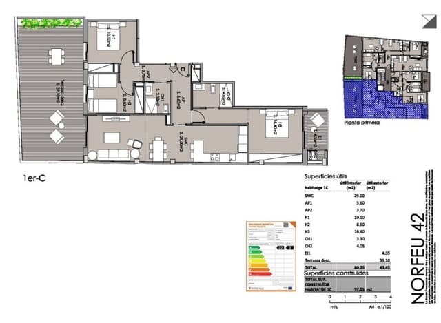 3 chambre Appartement à vendre à Roses avec piscine garage - 347 800 € (Ref: 10041427)