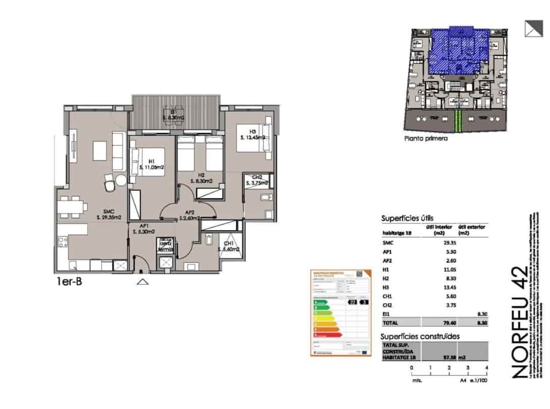 3 soveværelse Lejlighed til salg i Roses med swimmingpool garage - € 347.800 (Ref: 10041427)