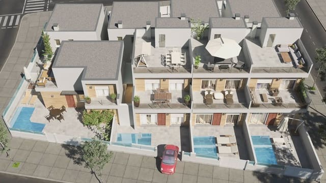 3 soverom Villa til salgs i Los Peñascos - El Salero - Los Imbernones, San Pedro del Pinatar med svømmebasseng - € 375 000 (Ref: 10039932)