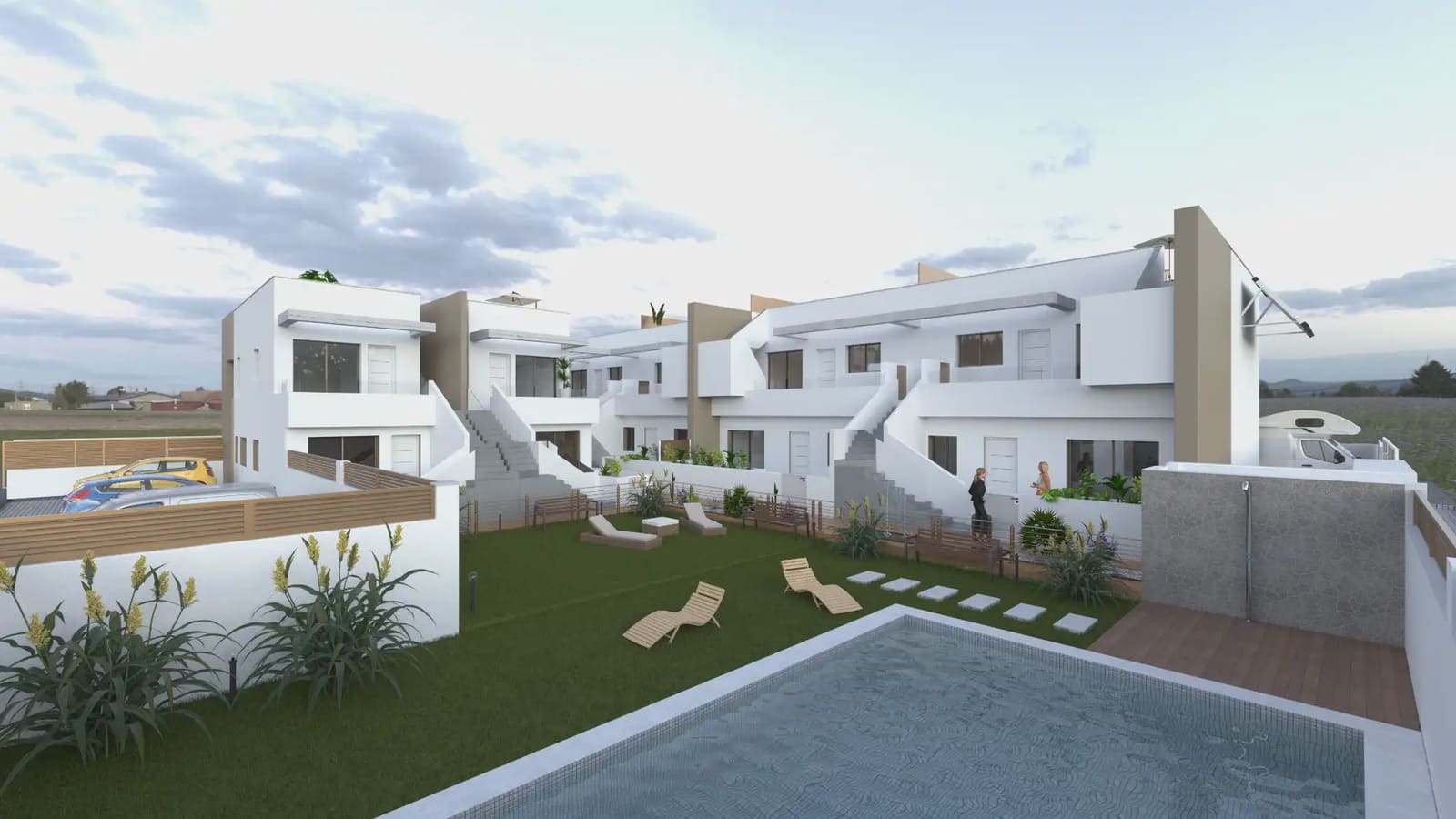 Bungalow de 3 habitaciones en Pilar de la Horadada en venta con piscina - 264.900 € (Ref: 10039944)