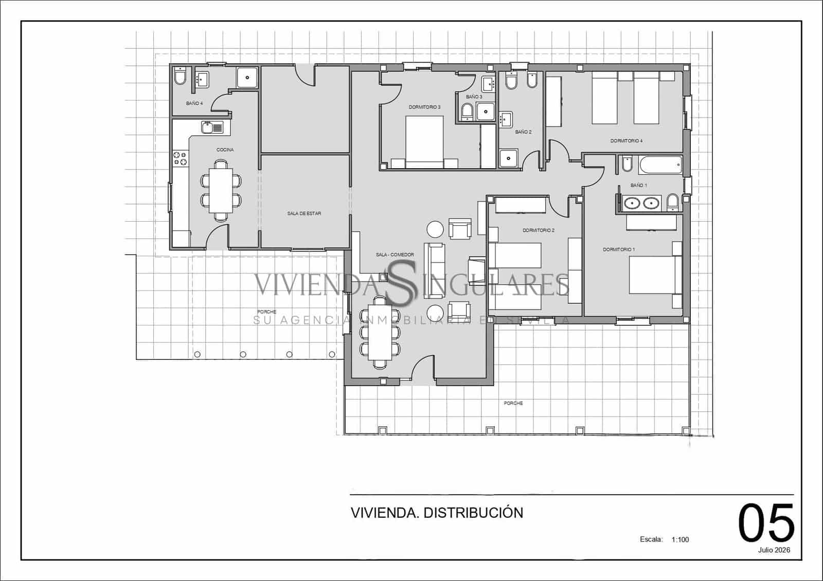 4 bedroom Villa for sale in Carmona with pool - € 348,000 (Ref: 10111971)