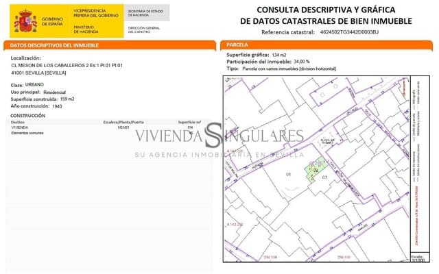7 sovrum Lägenhet till salu i Sevilla stad - 1 500 000 € (Ref: 10111975)