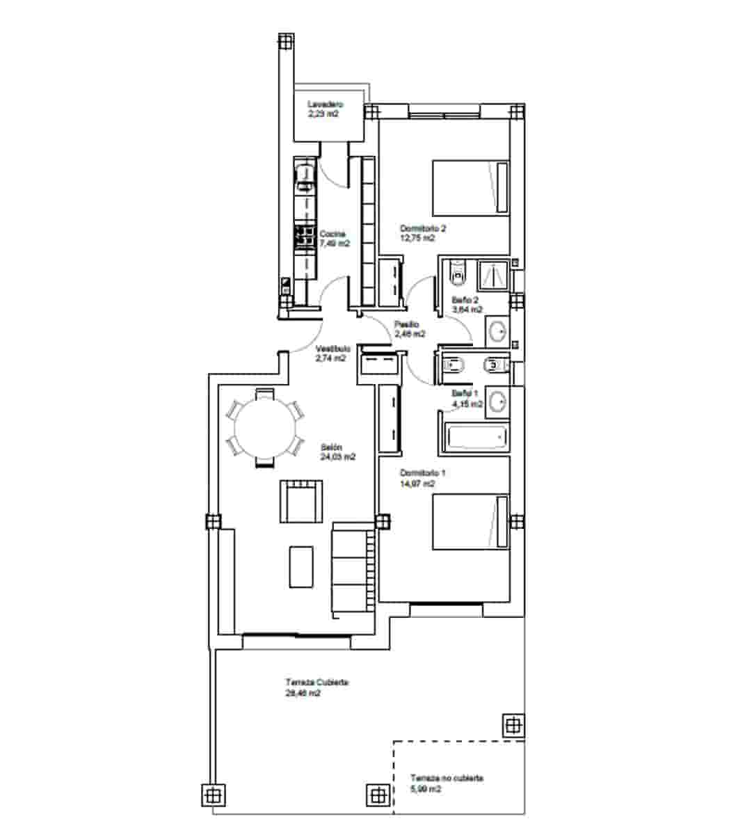 2 camera da letto Appartamento in vendita in Estepona con piscina garage - 625.000 € (Rif: 10033642)