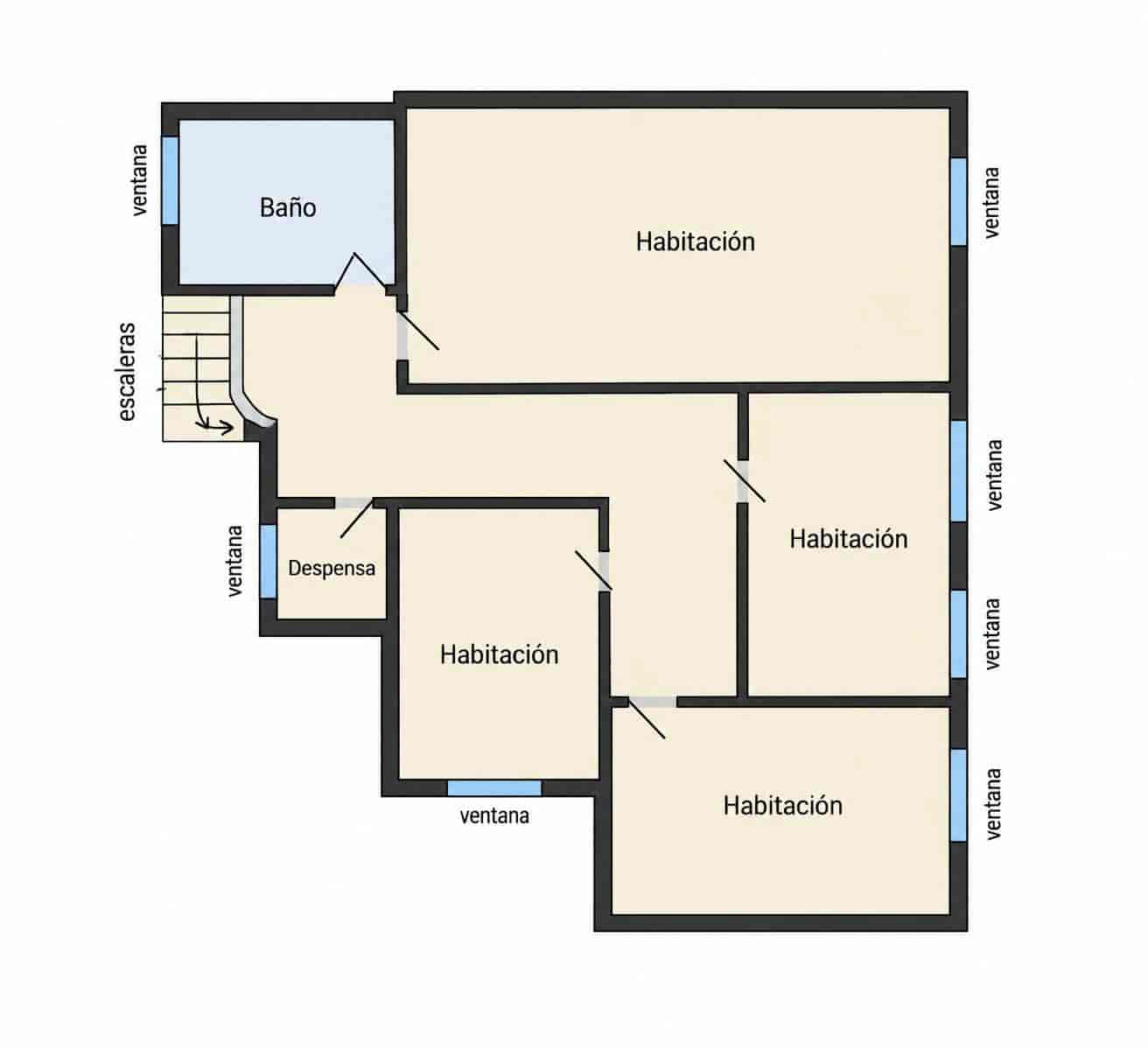 6 bedroom Terraced Villa for sale in L'Ampolla with pool garage - € 249,000 (Ref: 10041390)