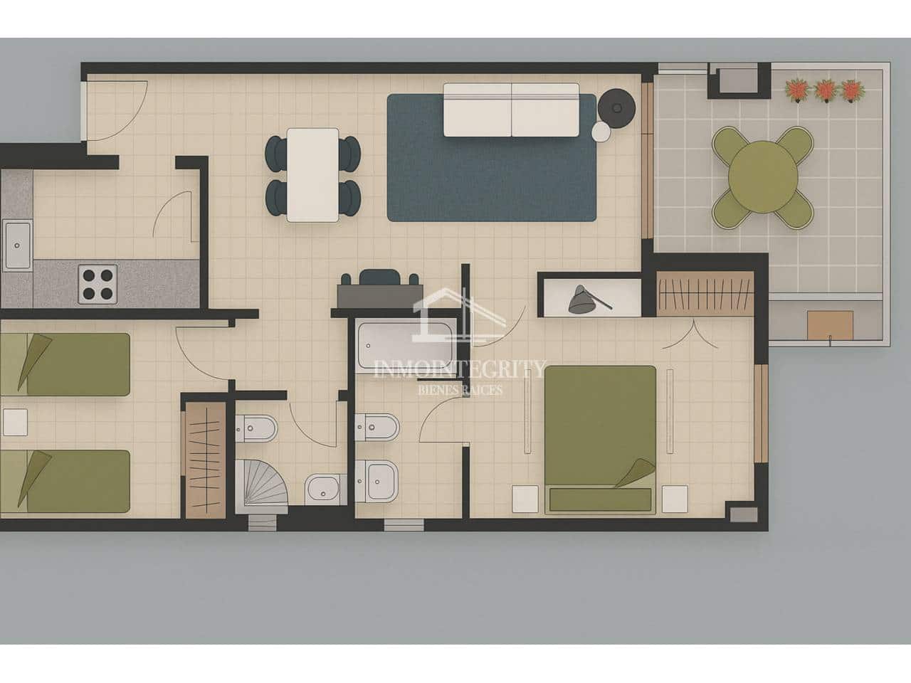 2 slaapkamer Appartement te koop in Oropesa  met zwembad garage - € 145.000 (Ref: 10052219)