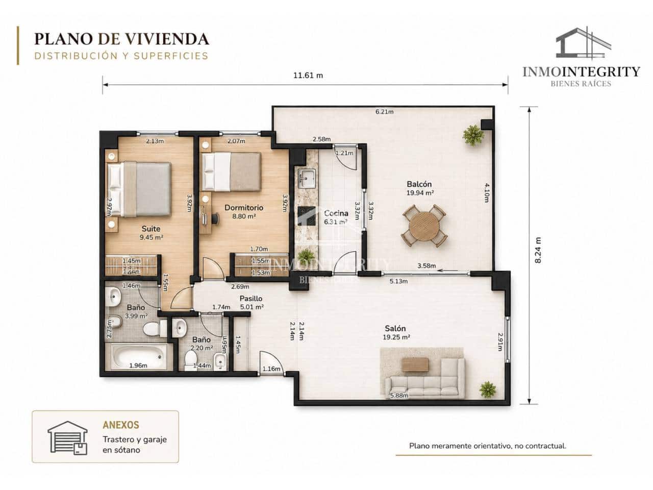 2 sypialnia Apartament na sprzedaż w Oropesa  z basenem garażem - 210 000 € (Ref: 10052223)