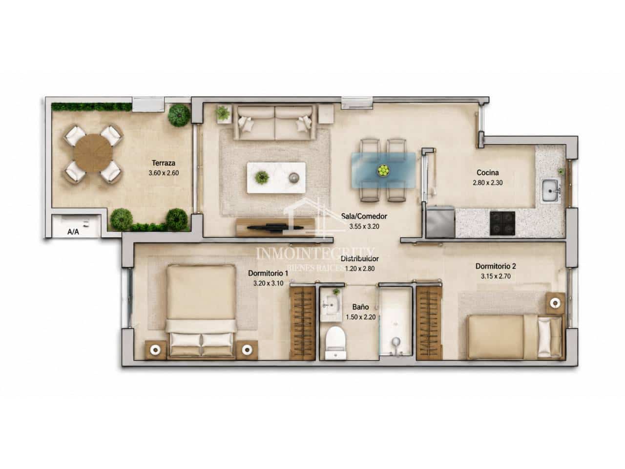 2 camera da letto Appartamento in vendita in Cabanes con piscina garage - 134.900 € (Rif: 10052228)