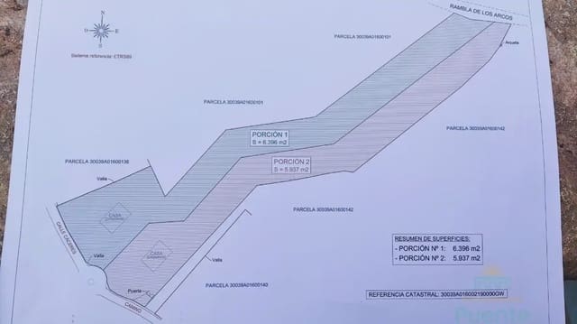 Building Plot for sale in Totana - € 130,000 (Ref: 10045565)