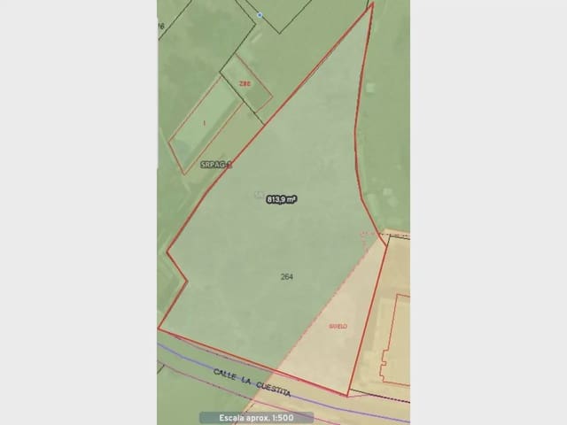 Bauplatz zu verkaufen in Candelaria - 62.000 € (Ref: 10045343)