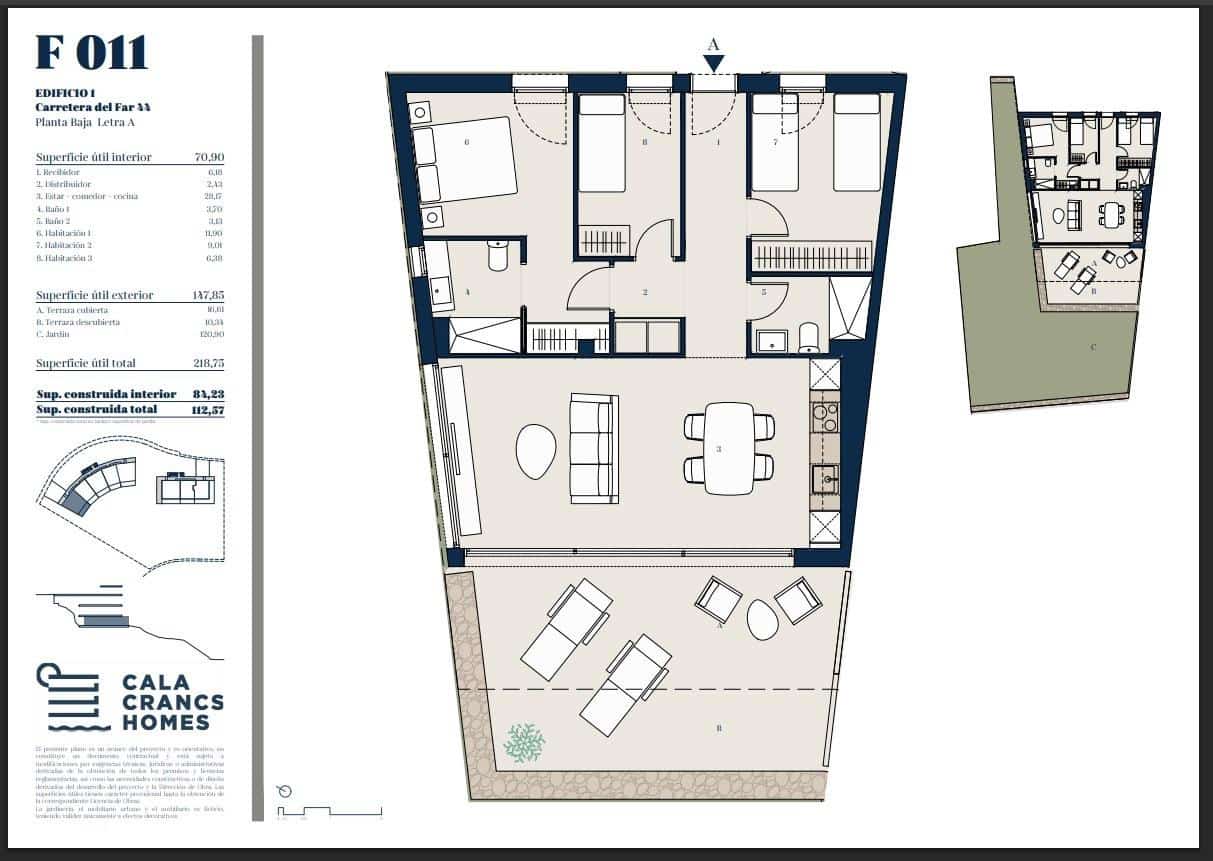 2 camera da letto Appartamento in vendita in Salou con piscina - 480.000 € (Rif: 10091291)
