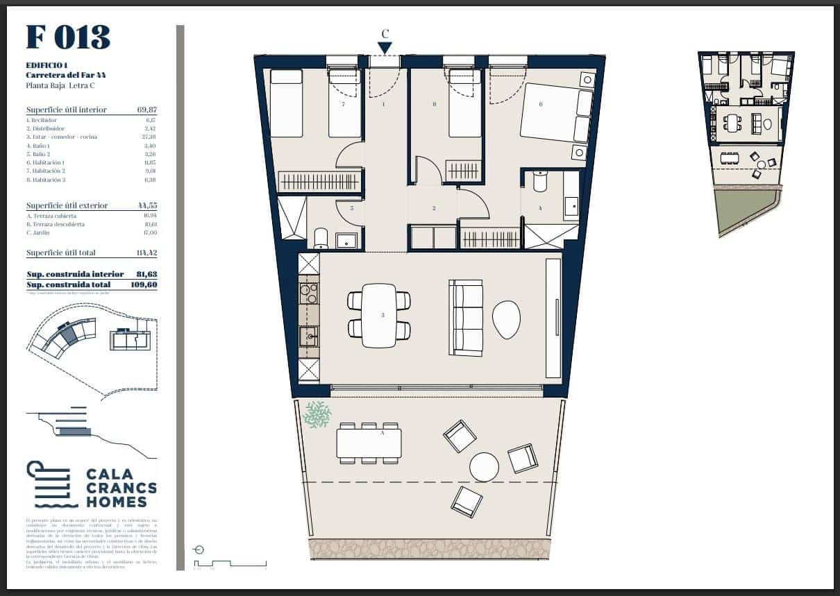 3 slaapkamer Appartement te koop in Salou met zwembad - € 395.000 (Ref: 10091292)