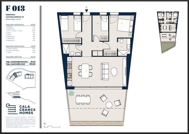 3 slaapkamer Appartement te koop in Salou met zwembad - € 395.000 (Ref: 10091292)