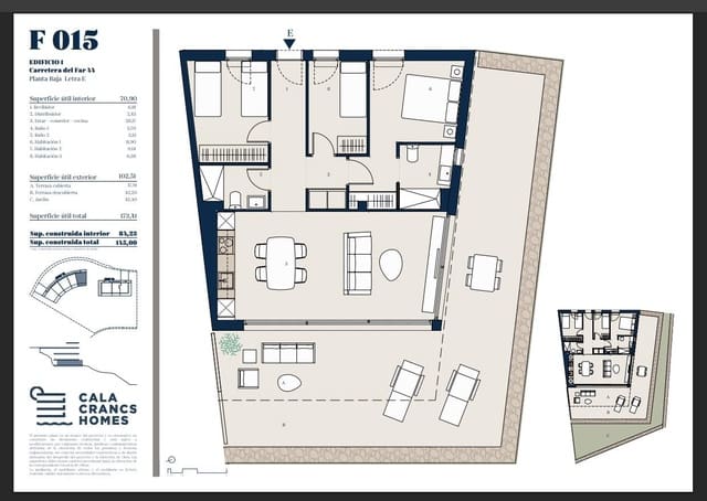 3 slaapkamer Appartement te koop in Salou met zwembad - € 465.000 (Ref: 10091293)