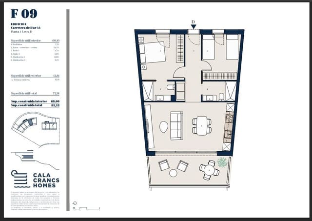 2 slaapkamer Appartement te koop in Salou met zwembad - € 395.000 (Ref: 10091295)