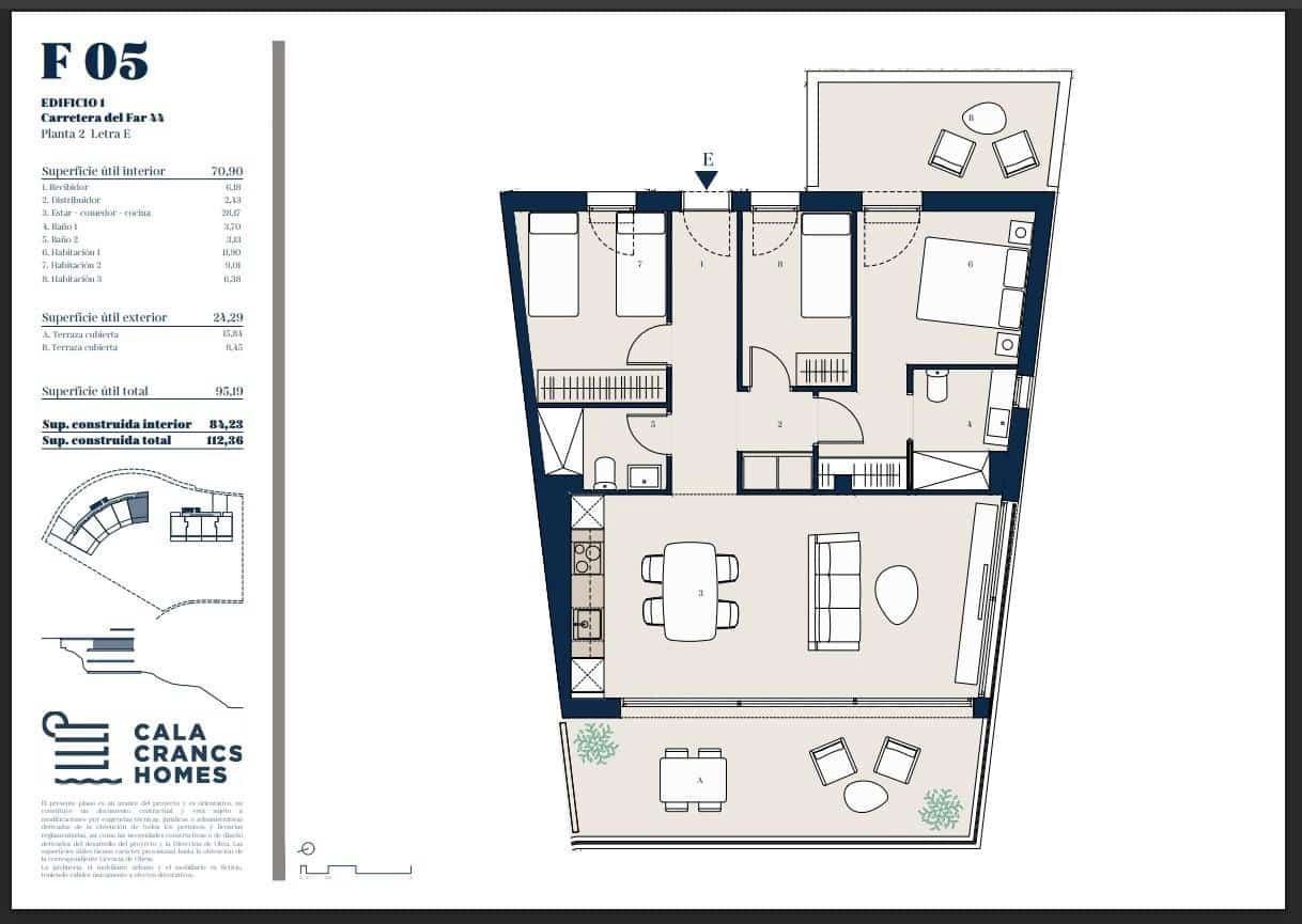 3 slaapkamer Appartement te koop in Salou met zwembad - € 495.000 (Ref: 10091299)
