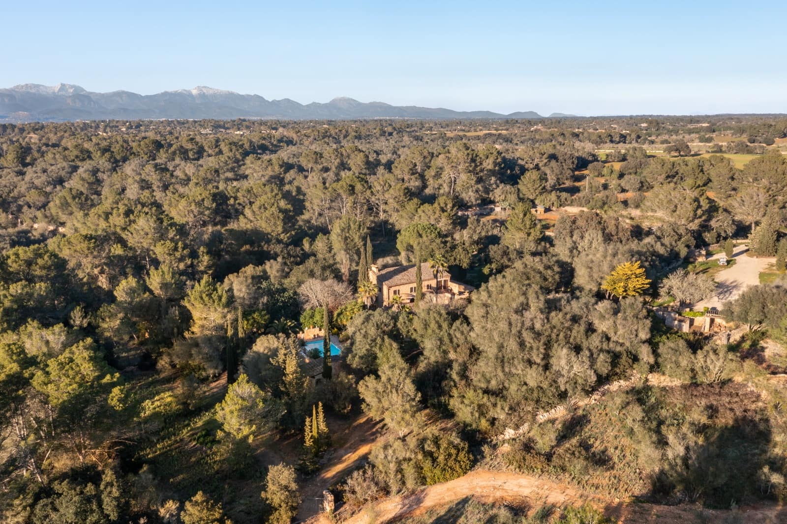 6 chambre Finca/Maison de Campagne à vendre à Algaida avec piscine garage - 2 750 000 € (Ref: 10135076)