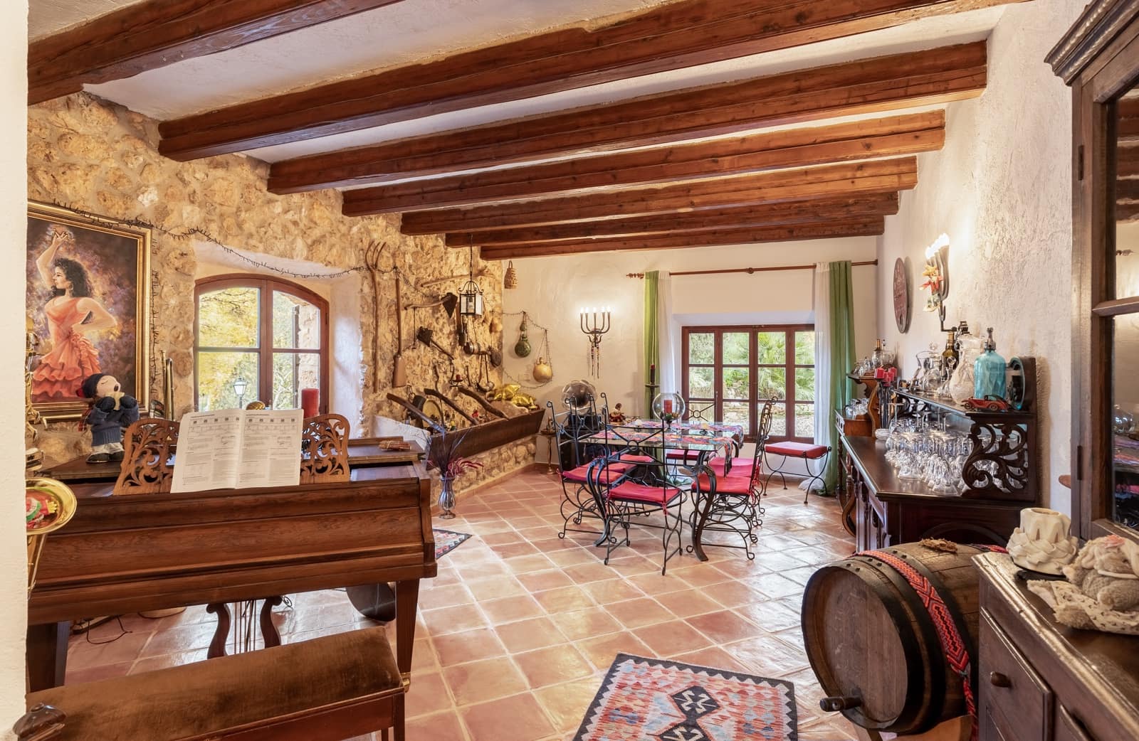 6 chambre Finca/Maison de Campagne à vendre à Algaida avec piscine garage - 2 750 000 € (Ref: 10135076)