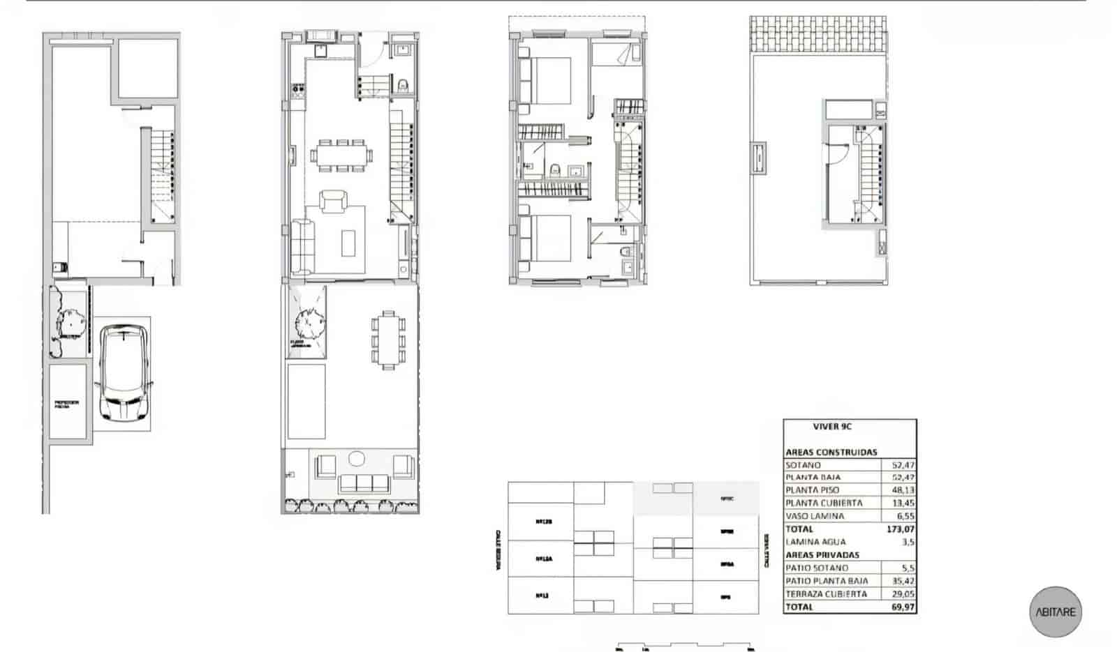 3 slaapkamer Rijtjeshuis te koop in Portixol met zwembad garage - € 1.950.000 (Ref: 10163495)