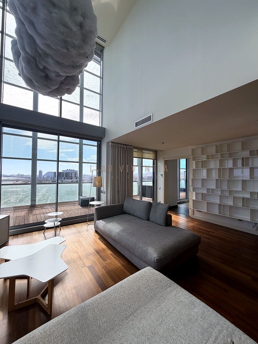 3 quarto Penthouse para arrendar em Barcelona cidade com piscina - 10 000 € (Ref: 10078978)